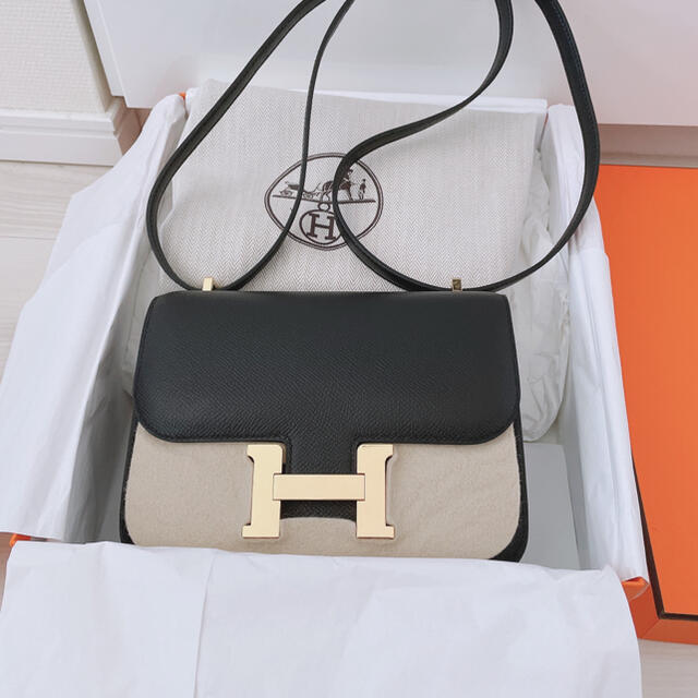 HERMES エルメス コンスタンスミニ エプソン ブラック