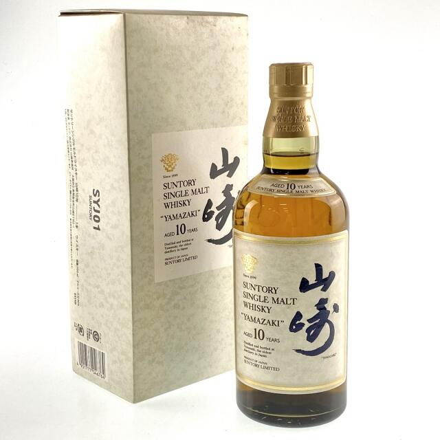 【東京都内限定発送】 サントリー 山崎 10年 シングルモルト 700ml食品/飲料/酒