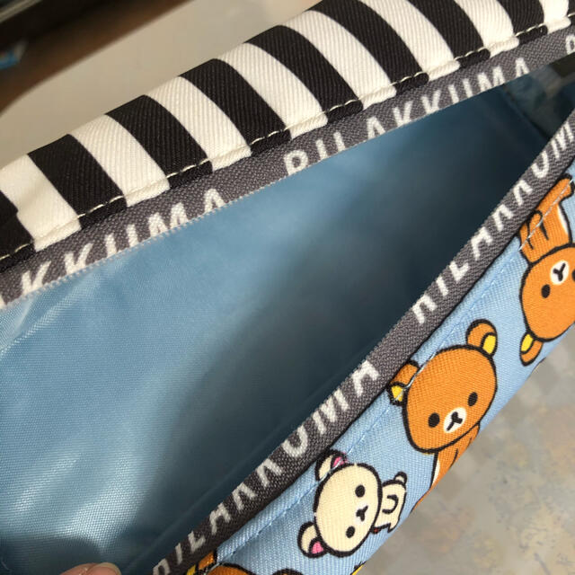 みらみん様専用꙳★*゚リラックマ ツインファスナー ペンポーチ 水色