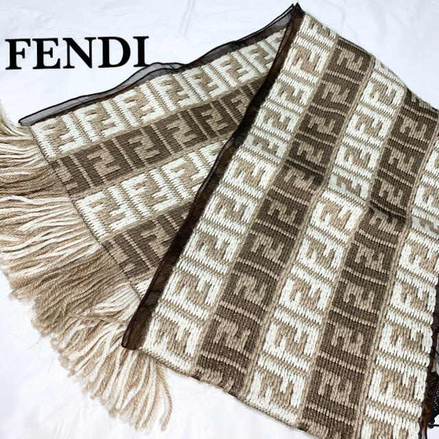 FENDI - 【FENDI】マフラー/ズッカ柄/ユニセックス/タグ付き/美品の 