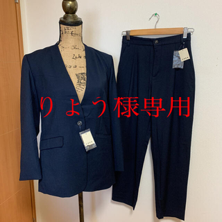 コーエン(coen)の入園入学パンツスーツ上下セット　coen   L   新品タグ付き　ネイビー(スーツ)