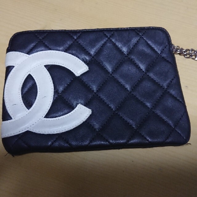 CHANEL カンボンラインポーチ シールあり9番台 - ポーチ