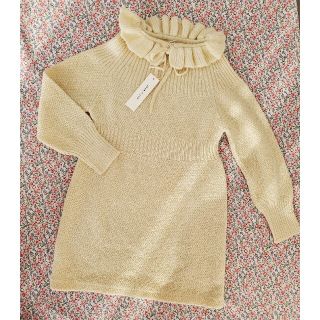 キャラメルベビー&チャイルド(Caramel baby&child )の新品 Soor Ploom ニット ワンピース 4-5y(ワンピース)