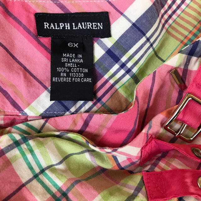Ralph Lauren(ラルフローレン)のラルフローレン　ラップスカート　6X キッズ/ベビー/マタニティのキッズ服女の子用(90cm~)(Tシャツ/カットソー)の商品写真