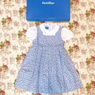 ファミリア(familiar)のファミリア 極美品 花柄ワンピース(ワンピース)