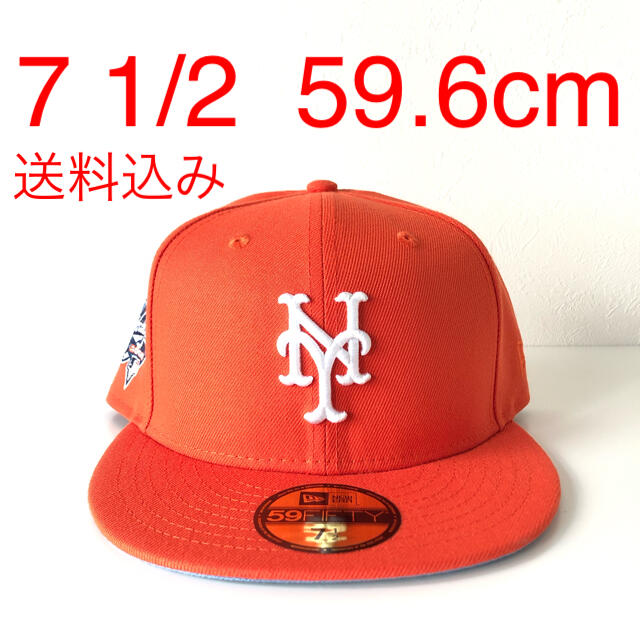 NEW ERA(ニューエラー)のNew Era ツバ裏ブルー Cap 1/2 ニューエラ ニューヨーク メッツ メンズの帽子(キャップ)の商品写真