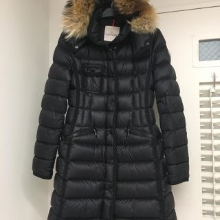 モンクレール(MONCLER)のモンクレール　エルミファー　ブラック　サイズ1 (ダウンコート)