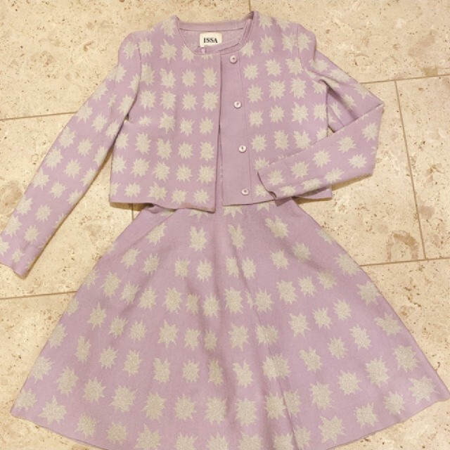 RIAさま専用ISSALondon ニットワンピース&ジャケット セットアップ