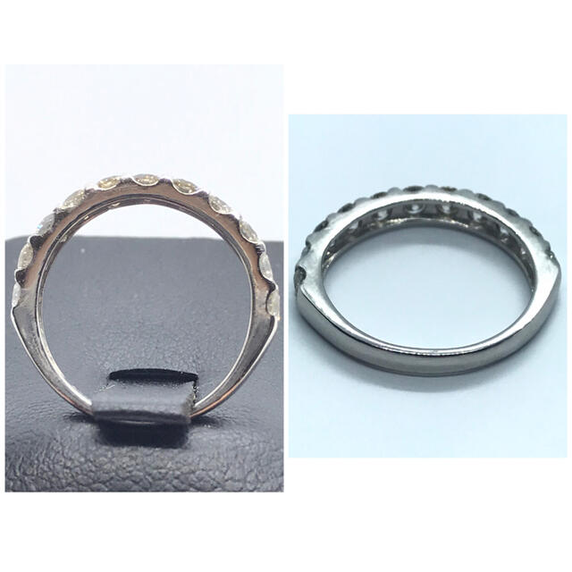 ダイヤモンド 1.00ct Pt900 エタニティリング 9号 指輪 レディースのアクセサリー(リング(指輪))の商品写真