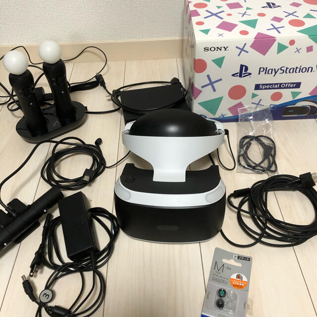 家庭用ゲーム機本体PSVR モーションコントローラー　充電器　セット