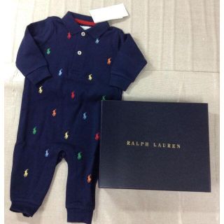 ラルフローレン(Ralph Lauren)の【新品・箱付き】ラルフローレン　カバーオール　70　★02YE02081190(カバーオール)