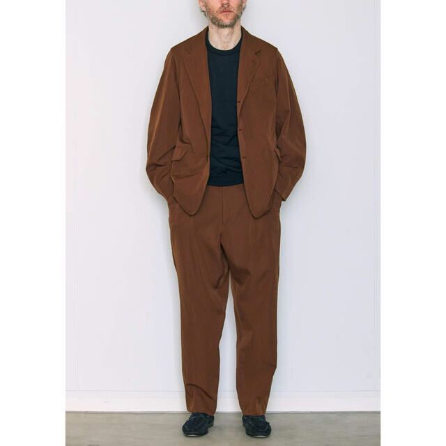 comoli 18AW ウールギャバ セットアップ brown 1スーツ