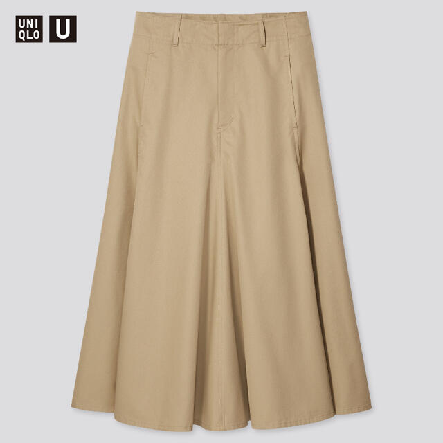 UNIQLO(ユニクロ)のUNIQLOU コットンツイルフレアスカート レディースのスカート(ロングスカート)の商品写真