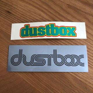 dustbox 2枚　ステッカー(ミュージシャン)