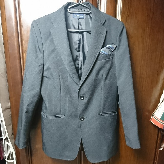 卒業式スーツ 160 キッズ/ベビー/マタニティのキッズ服男の子用(90cm~)(ドレス/フォーマル)の商品写真