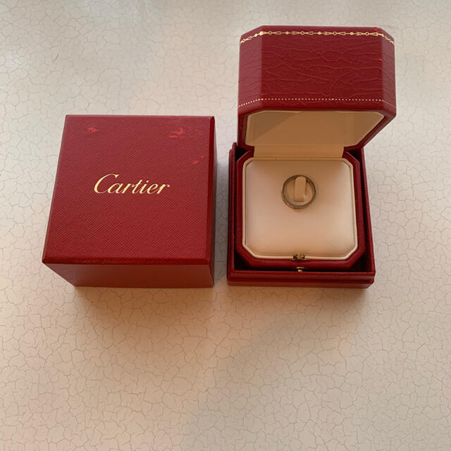 Cartier(カルティエ)のカルティエ リング 46美品  ミニラブ K18WG レディースのアクセサリー(リング(指輪))の商品写真