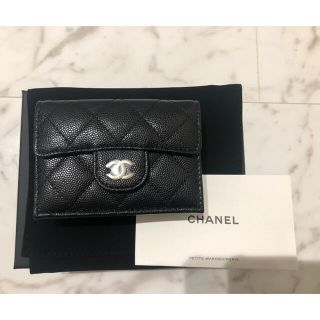 シャネル(CHANEL)のこっとん様専用　新品　CHANEL  クラシックスモールウォレット　三つ折り財布(財布)