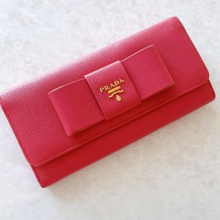 プラダ(PRADA)の値下げ交渉✖️プラダ  リボン　長財布　正規品(財布)