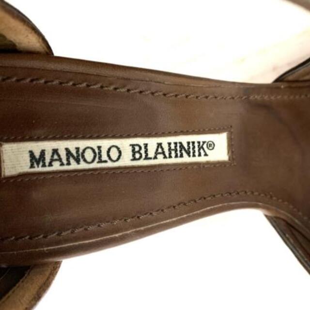 MANOLO BLAHNIK(マノロブラニク)のマノロブラニク サンダル 36 レディース - レディースの靴/シューズ(サンダル)の商品写真