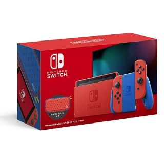 ニンテンドースイッチ(Nintendo Switch)のNintendo Switch マリオレッド×ブルー セット 3つ(家庭用ゲーム機本体)