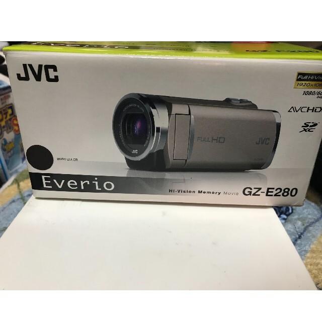JVC ビデオカメラ （GZ-E280-T）（64GB内蔵）