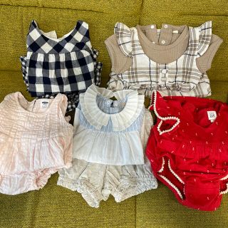 ベビーギャップ(babyGAP)のりんりんりん様専用☆80サイズ　夏物まとめ5点セット　女の子(Ｔシャツ)