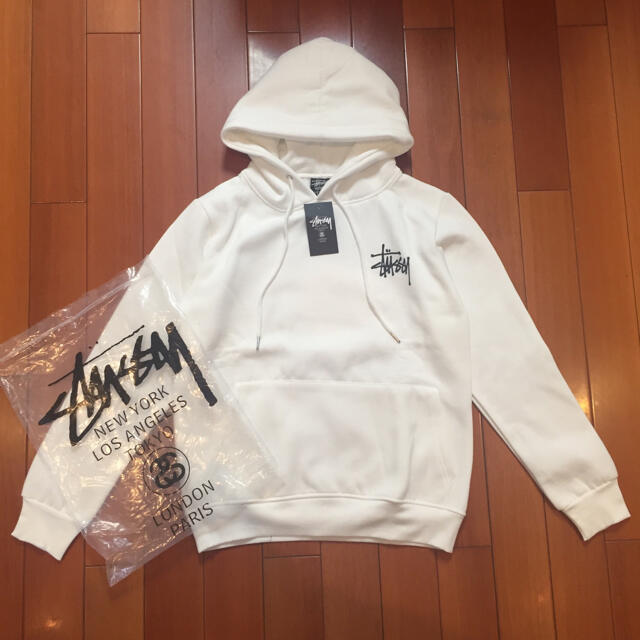 Stussy サイズl 定番黒白二枚セットstussy パーカーの通販 By 吉よし S Shop ステューシーならラクマ