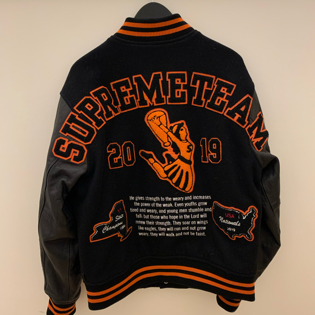 Supreme(シュプリーム)のsupreme Team Varsity Jacket Mサイズ メンズのジャケット/アウター(スタジャン)の商品写真