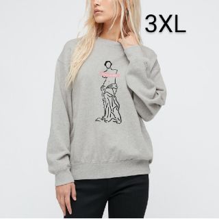 ユニクロ(UNIQLO)のUNIQLO☆ルーヴル美術館☆グレー☆3XL(トレーナー/スウェット)