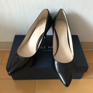 コールハーン(Cole Haan)の【美品】コールハーン　パンプス　24.5㎝(ハイヒール/パンプス)