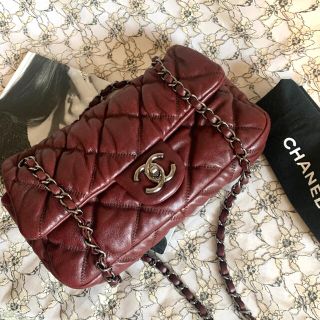 【正規品】CHANEL シャネル 美品 バブルキルト マトラッセ ダブルチェーン