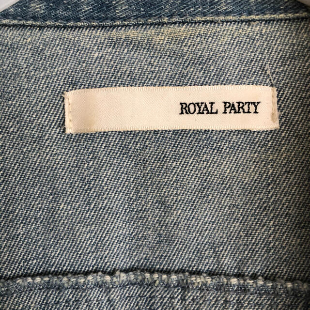 ROYAL PARTY(ロイヤルパーティー)のROYAL PARTY デニムジャケット Gジャン レディースのジャケット/アウター(Gジャン/デニムジャケット)の商品写真