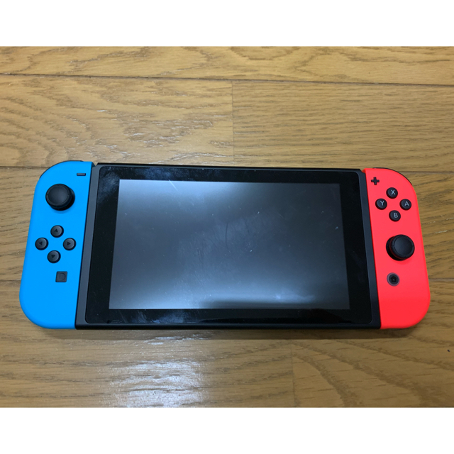 Nintendo Switch JOY-CON(L) ネオンブルー/(R) ネオ エンタメ/ホビーのゲームソフト/ゲーム機本体(家庭用ゲーム機本体)の商品写真