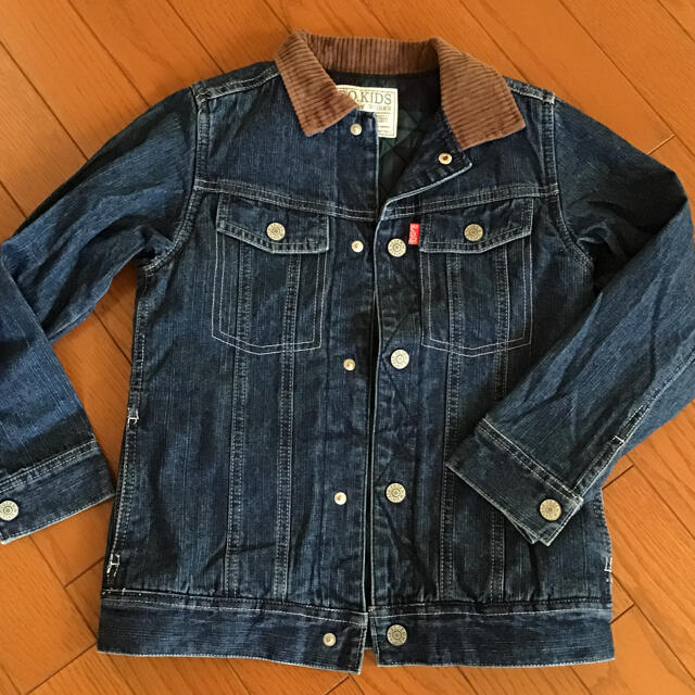 F.O.KIDS(エフオーキッズ)の新品同様140センチ★F.O.KIDS★キルティングが可愛いGジャン キッズ/ベビー/マタニティのキッズ服男の子用(90cm~)(ジャケット/上着)の商品写真