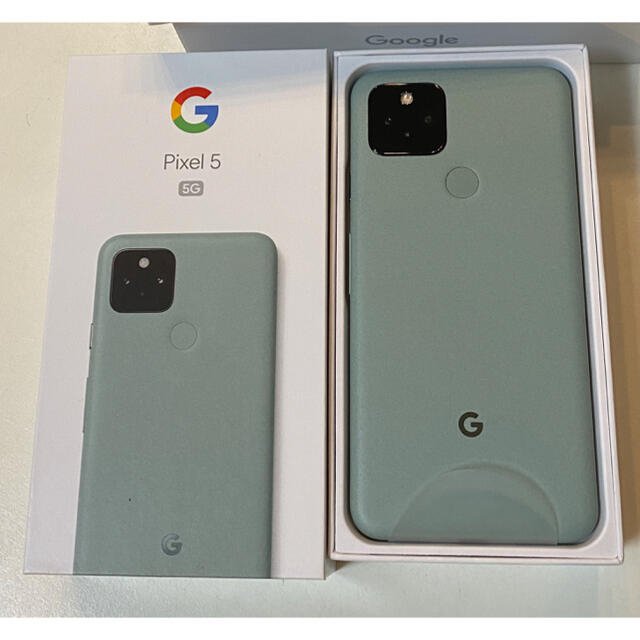 メール便無料】 Google pixel5 5G sorta sage 128G ピクセル