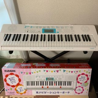 カシオ(CASIO)の☆専用☆ カシオ　光ナビゲーションキーボードlk-128 casio キーボード(キーボード/シンセサイザー)