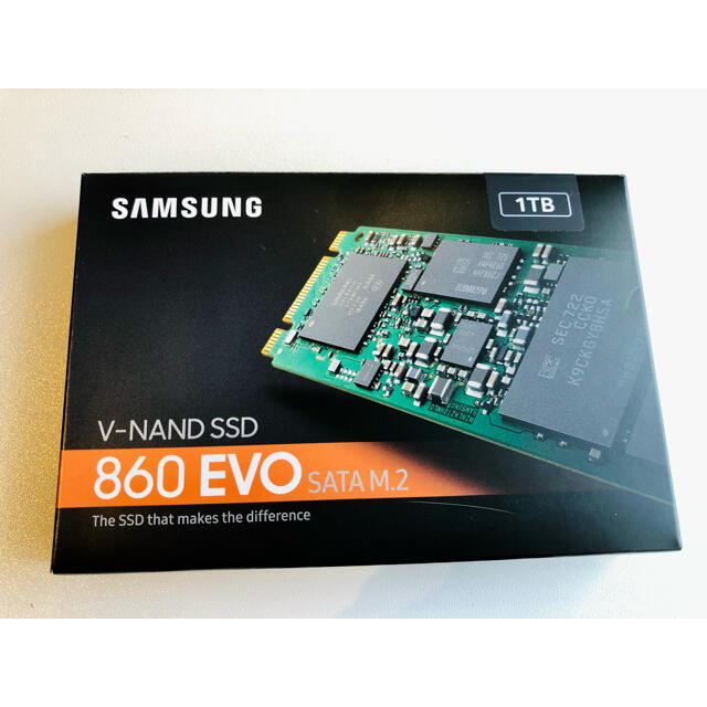 Samsung 860 EVO 1TB SSD M.2PC/タブレット