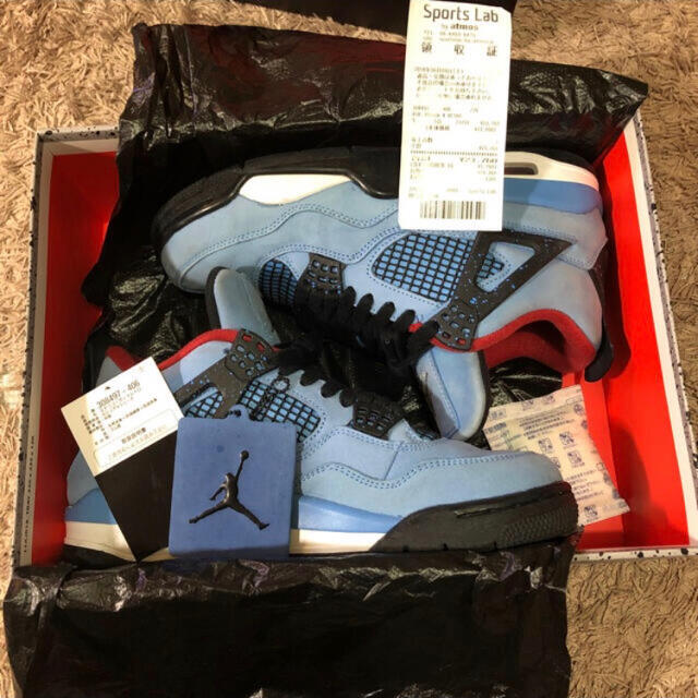 Air Jordan4 travis scott 26cm キーホルダー付き