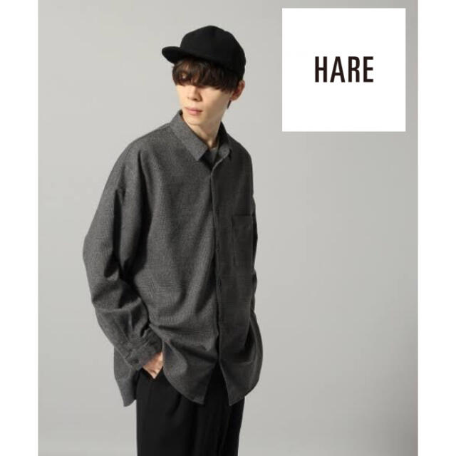 HARE(ハレ)のHARE BIGグレンチェックシャツ メンズのトップス(Tシャツ/カットソー(七分/長袖))の商品写真