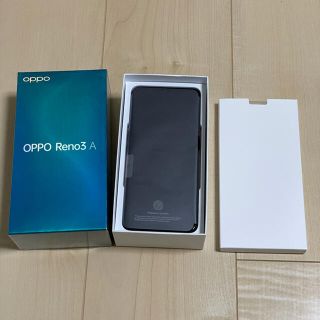 オッポ(OPPO)のOPPO Reno3 A UQモバイル版　ブラック(スマートフォン本体)