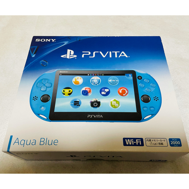 PlayStation Vita - ☆本体未使用品☆PSVita PCH-2000 ZA23 アクア