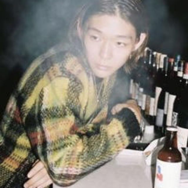 Supreme Brushed Plaid Sweater Mサイズ