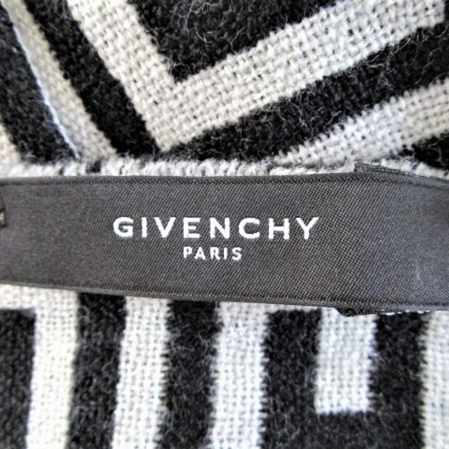 数量限定新作 GIVENCHY ジバンシー マフラー 黒×ライトグレーの通販 by ブランディア｜ジバンシィならラクマ 