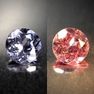 【アウイン様お取り置き】0.15ct 天然 カラーチェンジ ガーネット2点(リング(指輪))