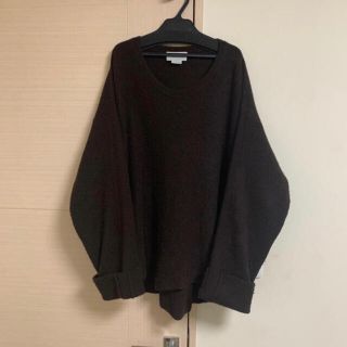 サンシー(SUNSEA)のYOKE 18AW 7G OVERSIZED HALF CARDIGAN ニット(ニット/セーター)