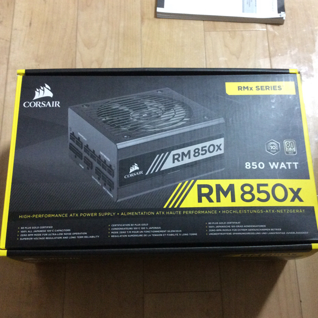 Corsair RM850x -2018-850W PC電源PC/タブレット