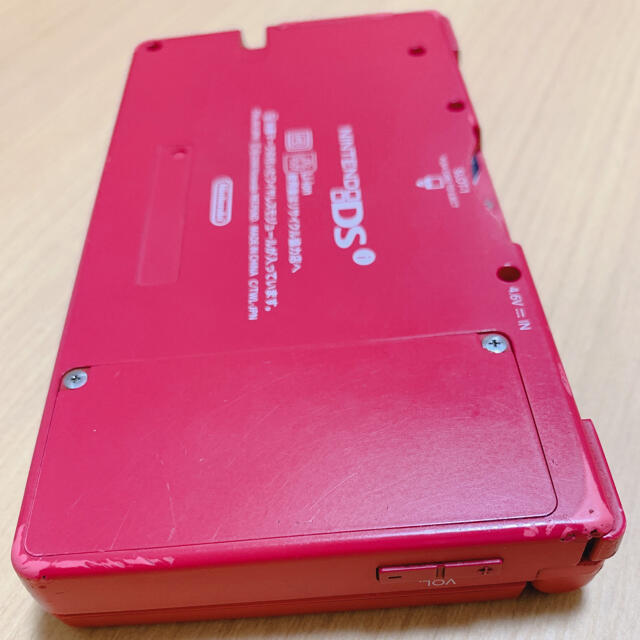 ニンテンドーDS - DSi本体(pink)充電器付き、タッチペン無し＋カセット