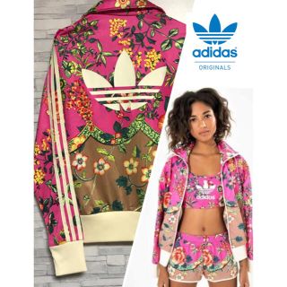 アディダス(adidas)のadidas  アディダス　オリジナルス　ファームコラボ　花柄　トラックトップ(ブルゾン)