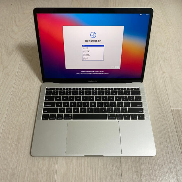MacBookPro 13”シルバー(16GB,SSD512GB)2017”