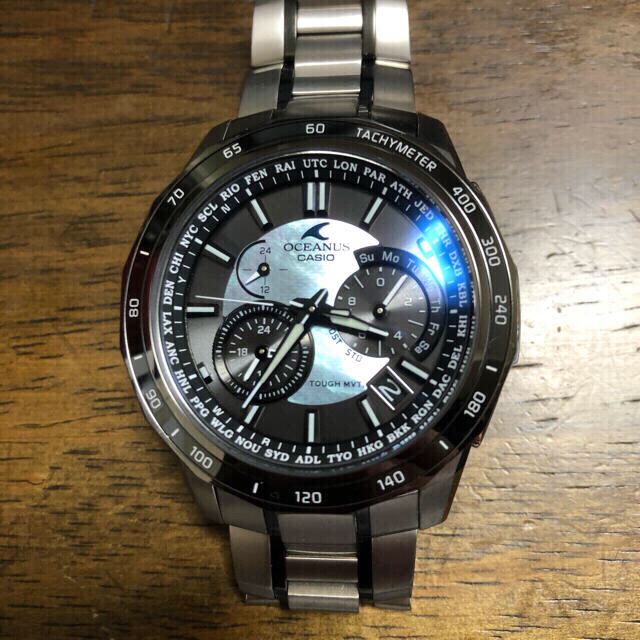 CASIO - 週末値下げ!新品同様!オシアナス マンタ OCW-S1350PC-1AJR
